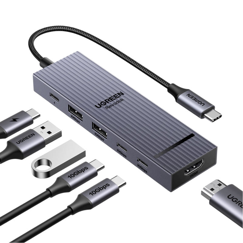 UGREEN Revodok 6-in-1 USB-C Hub with 4K HDMI
