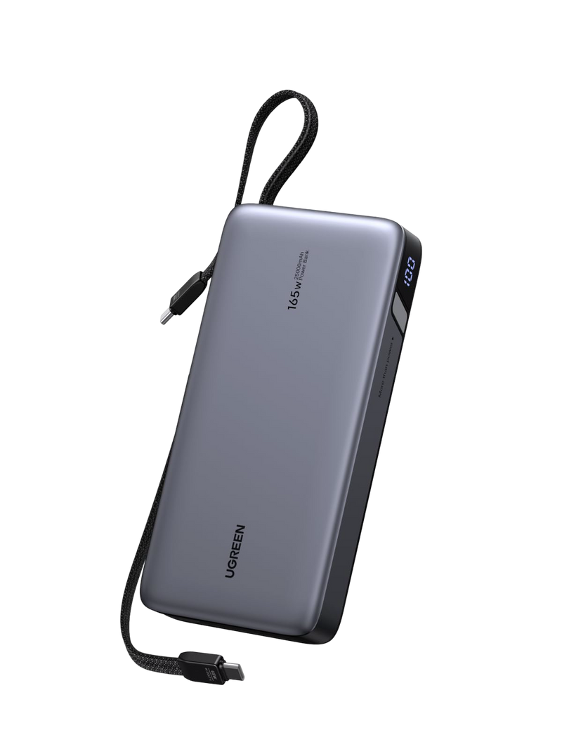 UGREEN Nexode Power Bank 25000mAh 165W with Built-in Cables