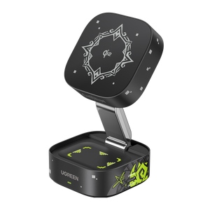 UGREEN MagFlow 2-in-1 Wireless Charger Genshin Impact Edition (Qi2 15W, Foldable)