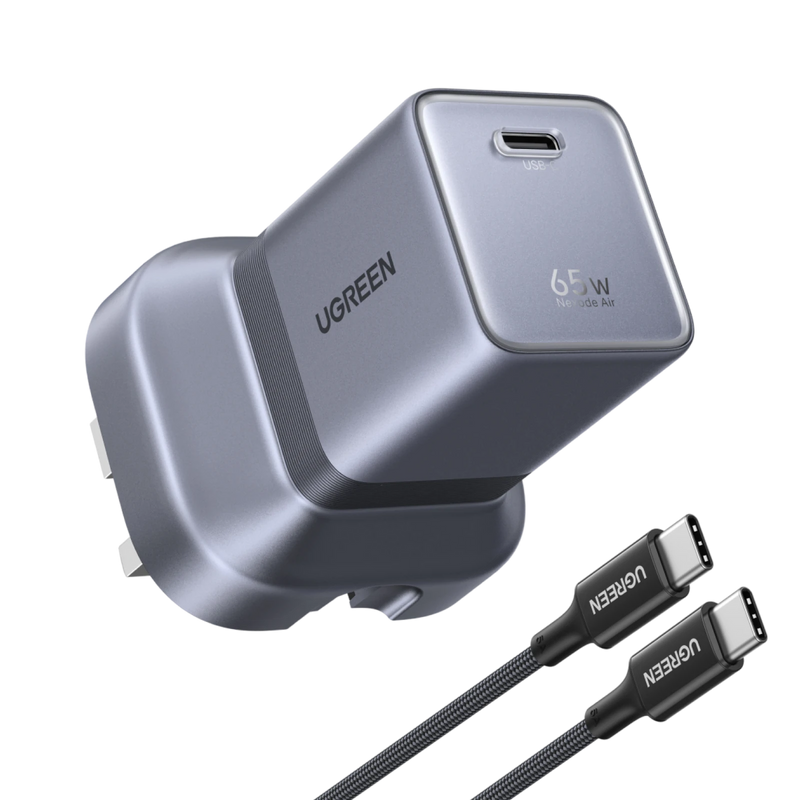 UGREEN Nexode Air USB-C Charger (65W, GaN, Foldable Plug)