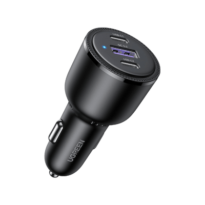UGREEN 69W Fast Car Charger with 3 Ports