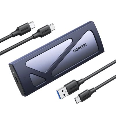 UGREEN 10Gbps M.2 NVMe SSD Hard Drive Enclosure With 2 Cables