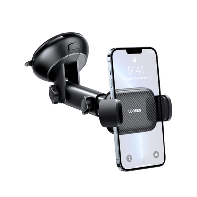 UGREEN 360° Adjustable Suction Cup Car Phone Holder (Black)