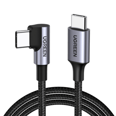 UGREEN USB-C to USB-C (Right Angle) 60W Charging Cable