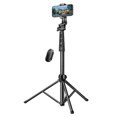 UGREEN 70 inch Aluminum Phone Tripod with Bluetooth Remote