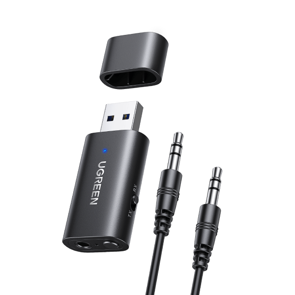 Ugreen Bluetooth 5.1 Transmitter & Receiver 2-in-1, Bluetooth Aux
