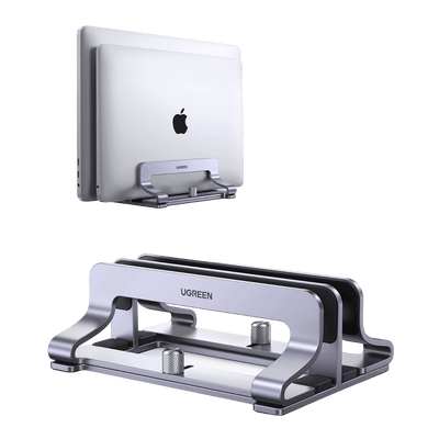 UGREEN Dual Slot Adjustable Width Vertical Laptop Stand