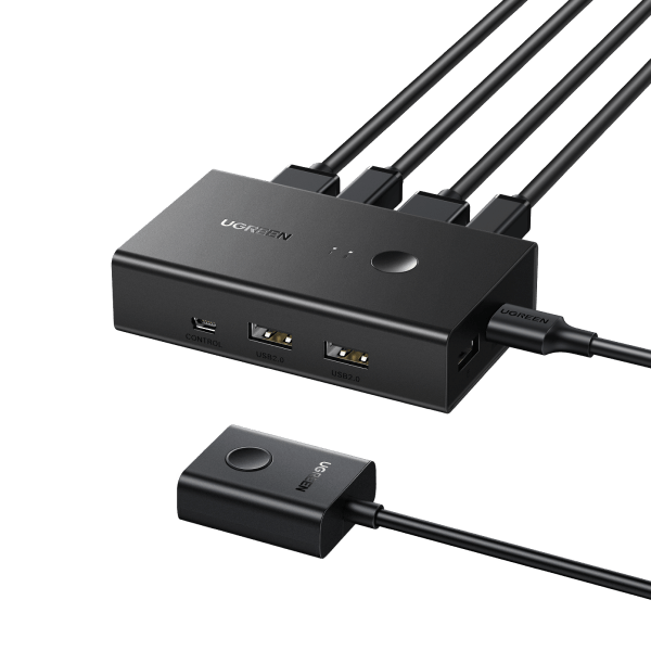 Ultra HD 4K 3x1 HDMI KVM Switch Keyboard & USB Peripheral Control  (UKM-301C)