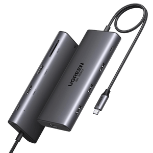 UGREEN Revodok Pro 210 10-IN-1 USB-C Hub (Dual HDMI 4K@60Hz, 100W PD)