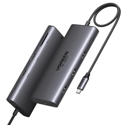 UGREEN Revodok Pro 210 10-IN-1 USB-C Hub (Dual HDMI 4K@60Hz, 100W PD)