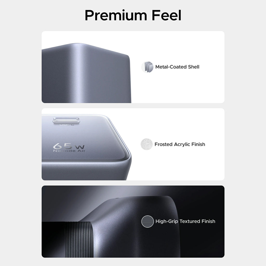 UGREEN Nexode Air USB-C Charger (65W, GaN, Foldable Plug)