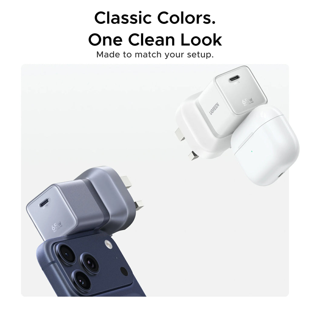 UGREEN Nexode Air USB-C Charger (65W, GaN, Foldable Plug)