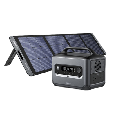 UGREEN 1200W 1024WH Solar Generator with Solar Panel