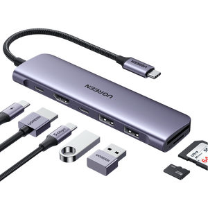 UGREEN Revodok 1071 7-IN-1 USB-C Hub (95W PD, 4K@30Hz HDMI)