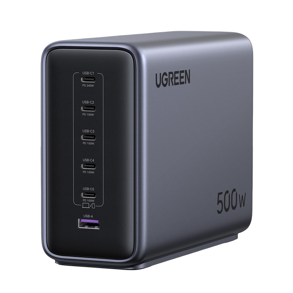 UGREEN Nexode 500W 6-Port GaN Desktop Fast Charger