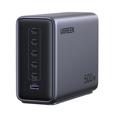 UGREEN Nexode 500W 6-Port GaN Desktop Fast Charger