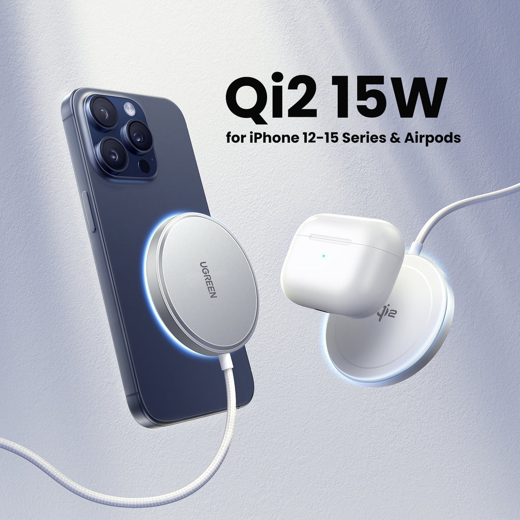 UGREEN 15W Qi2 Magnetic Wireless Charger