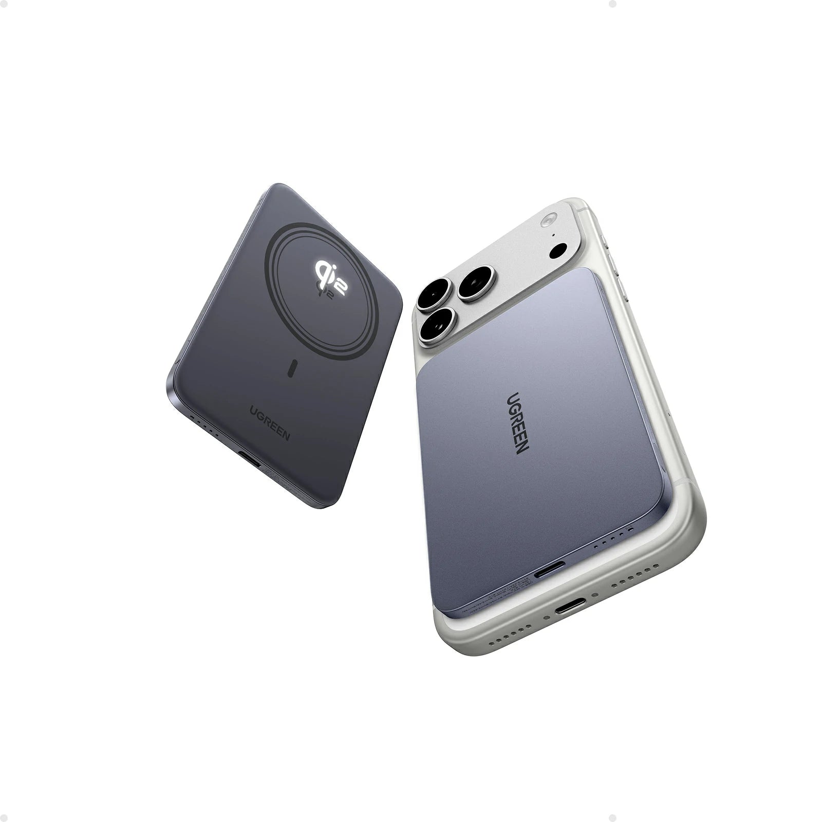 UGREEN MagFlow Air Magnetic Power Bank (5000mAh, Qi2 15W)