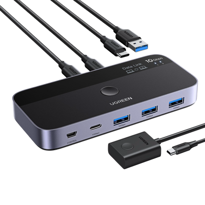 UGREEN USB-C Switch (2-in-4-out, 10Gbps)