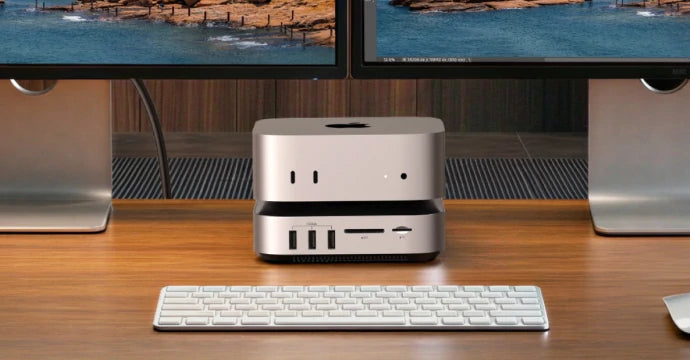 UGREEN Revodok Maxidok 10-in-1 Thunderbolt™ 5 Mac mini Dock with M.2 NVMe SSD Slot, Dual 6K Displays for Mac mini M4/M4 Pro