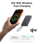 UGREEN MagFlow Air Magnetic Power Bank (10000mAh, Qi2 15W)