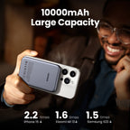 UGREEN Nexode Magnetic Wireless Power Bank 10000mAh Qi2 15W