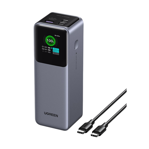 UGREEN Nexode Power Bank 25000mAh 200W with Smart Digital Display