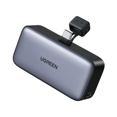 UGREEN 5000mAh 22.5W Built-In USB-C Power Bank with LED Display