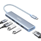 UGREEN Revodok 5-IN-1 100W Aluminum USB-C PD Hub (Blue)