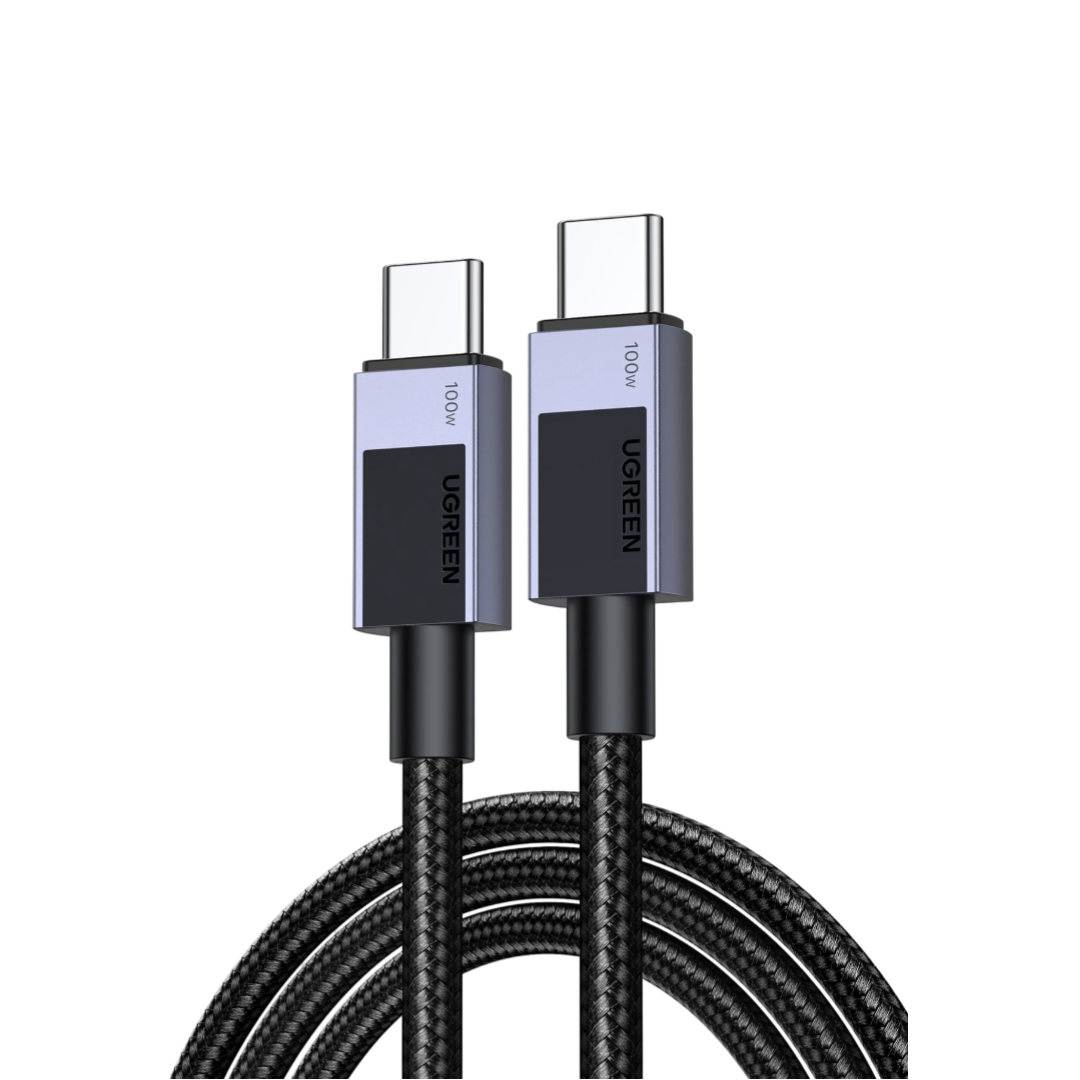 100W USB C to USB C Nylon Charger Cable
