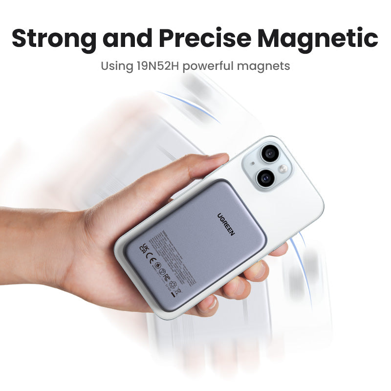 UGREEN Nexode Magnetic Wireless Power Bank 10000mAh Qi2 15W