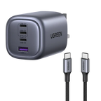 UGREEN Charging Bundle: 100W 4-Port Charger + USB-C Cable
