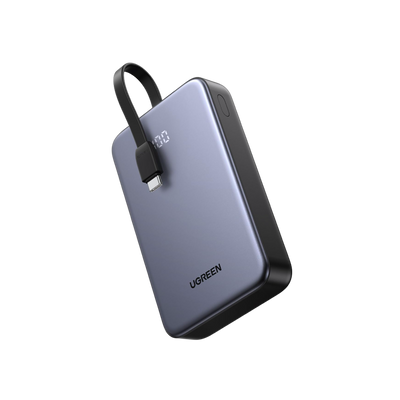 UGREEN Power Bank 20000mAh 22.5W with Built-in USB-C Cable