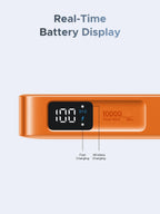 UGREEN MagFlow 10000mAh Qi2 25W MagSafe Power Bank Built-in Cable (Orange)