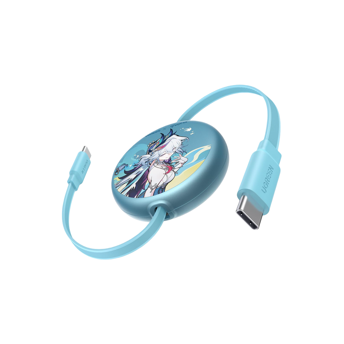 x Honkai Star Rail 100W Retractable USB C Cable