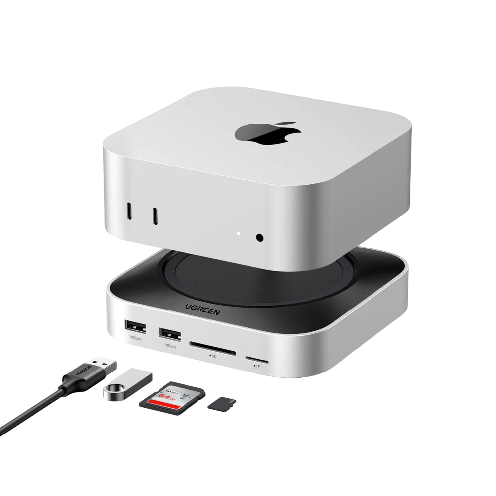 Mac Mini M4 Docking Station Dual Display 8K@120Hz 10 Ports