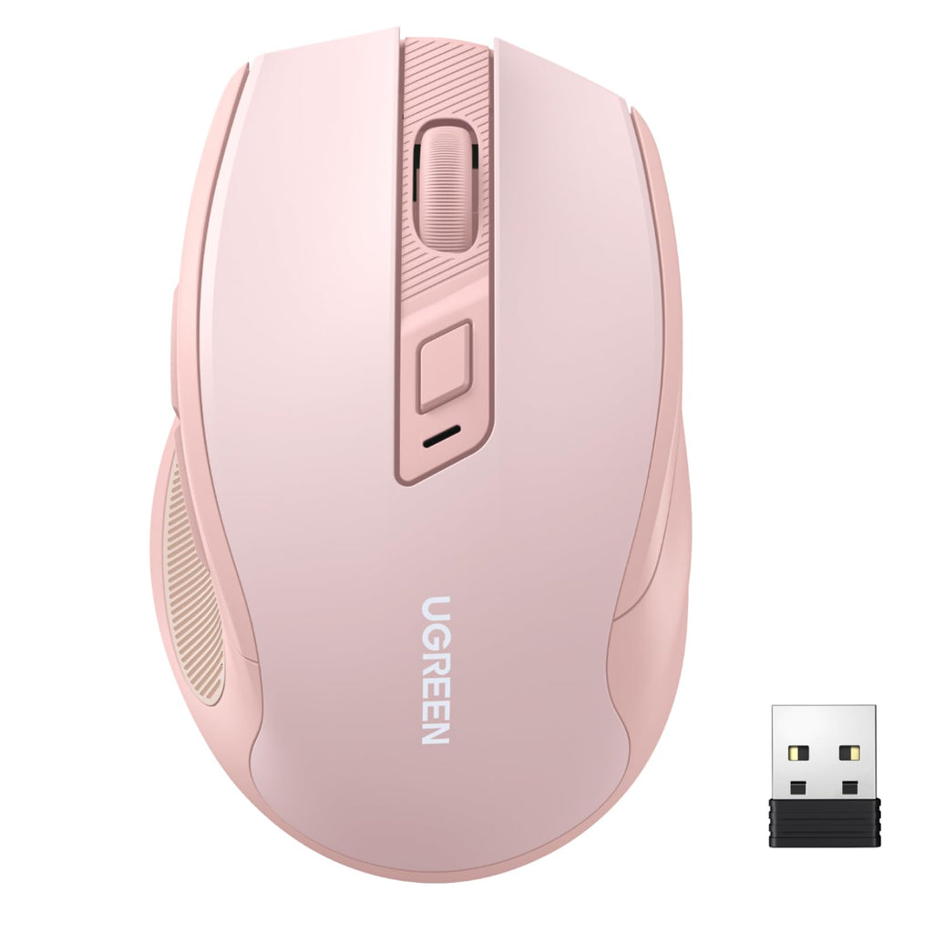 UGREEN Wireless Mouse, 40dB Silent Computer Mouse, Ultra-long Battery Life