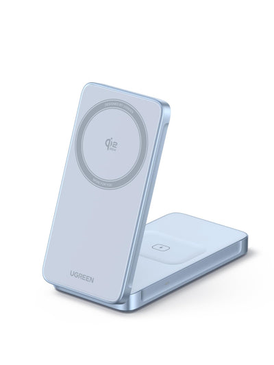 UGREEN MagFlow 2-in-1 Magnetic Wireless Charger 25W (MagSafe compatible)