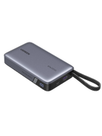 UGREEN Nexode Power Bank (20,000mAh, 67W, Built-in USB-C Cable, 3-in-1)