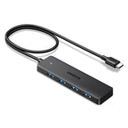 UGREEN USB C Hub, USB HUB 3.0 with 60CM Extension Cable, 4*USB-A Adapter
