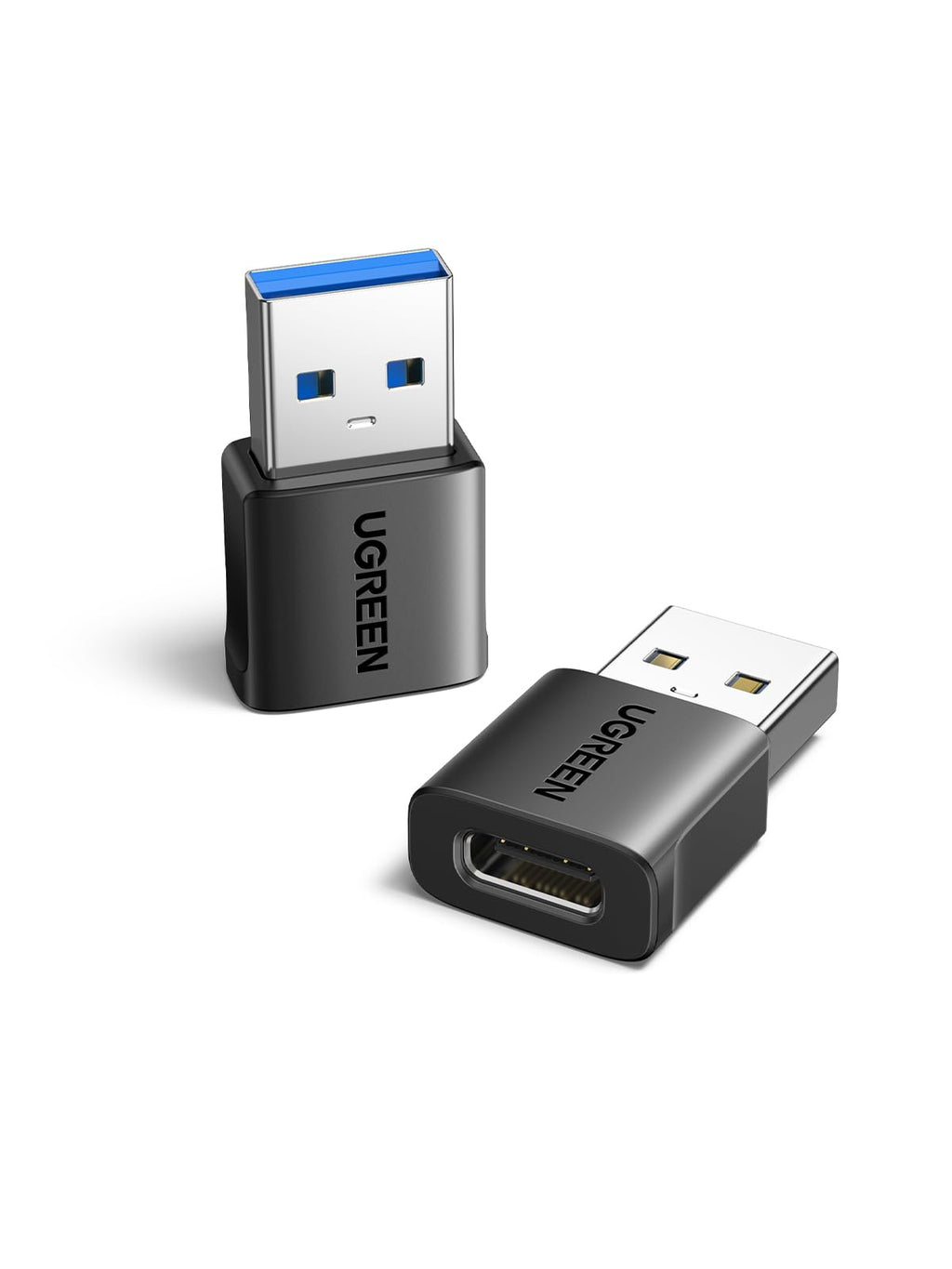 UGREEN USB to USB C Adapter 10Gbps 2 Pack for iPhone, iPad, MacBook, Galaxy