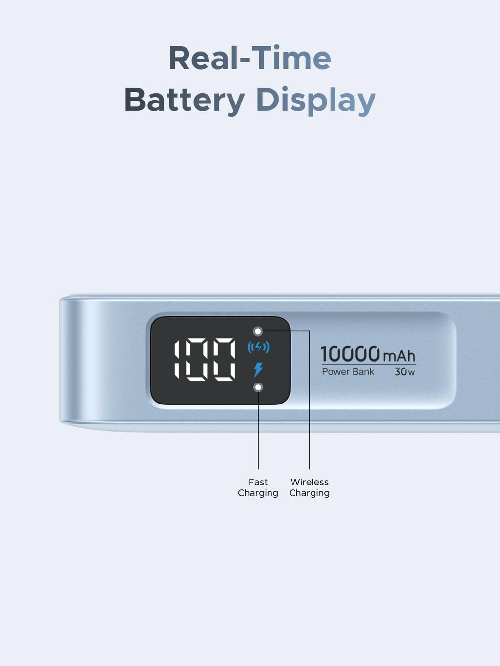 The UGREEN MagFlow Magnetic Wireless Power Bank (10000mAh, Qi2 25W, MagSafe-compatible) is a portable charger that offers real-time battery display