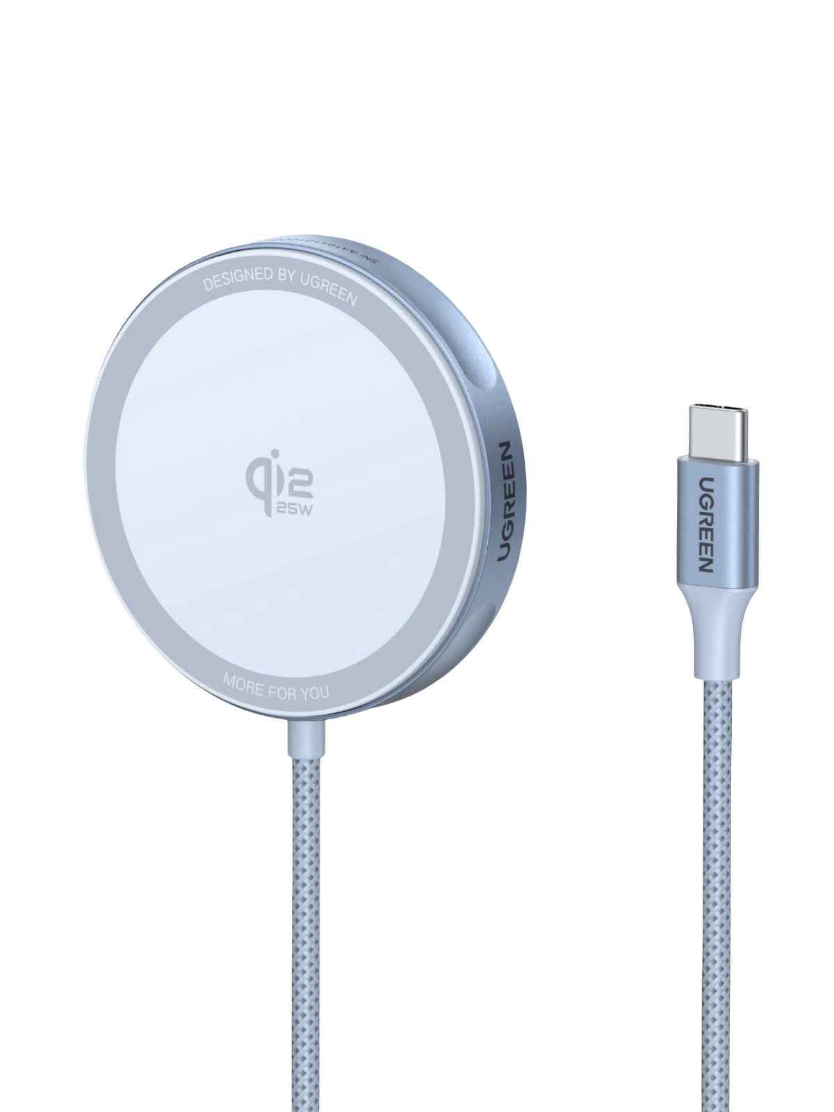 UGREEN MagFlow Magnetic Wireless Charging Pad (Qi2 25W, MagSafe-compatible)