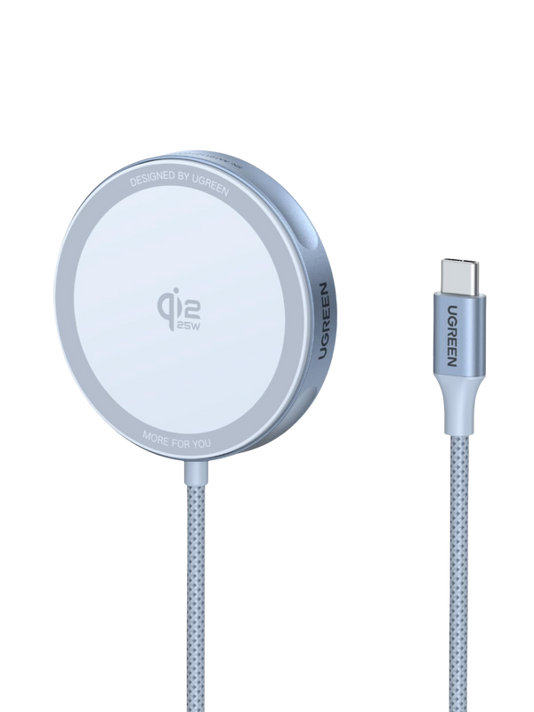 UGREEN MagFlow Magnetic Wireless Charging Pad (Qi2 25W, MagSafe-compatible)