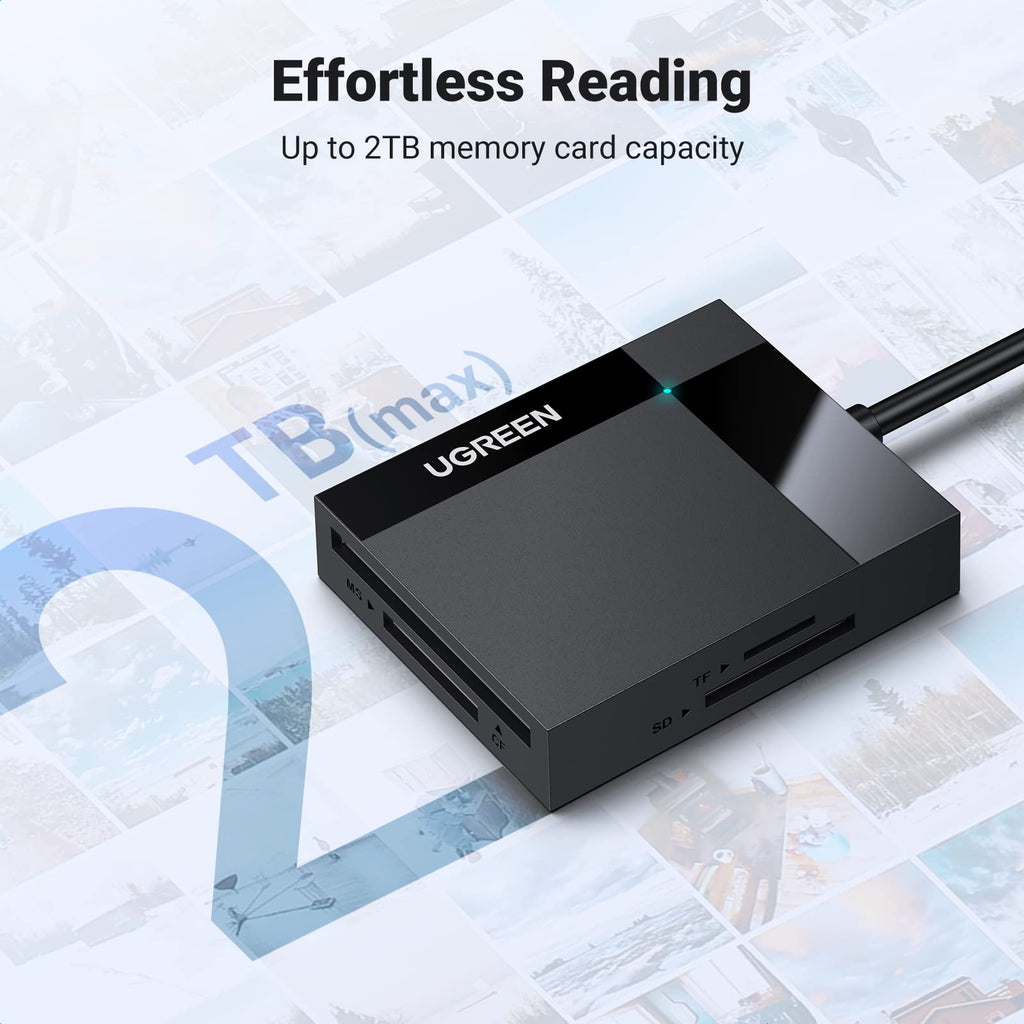 UGREEN USB 3.0 5Gbps SD/TF/CF/MS Card Reader
