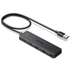 UGREEN USB Hub 3.0 with 60CM Extended Cable, 4 Ports Slim USB Splitter