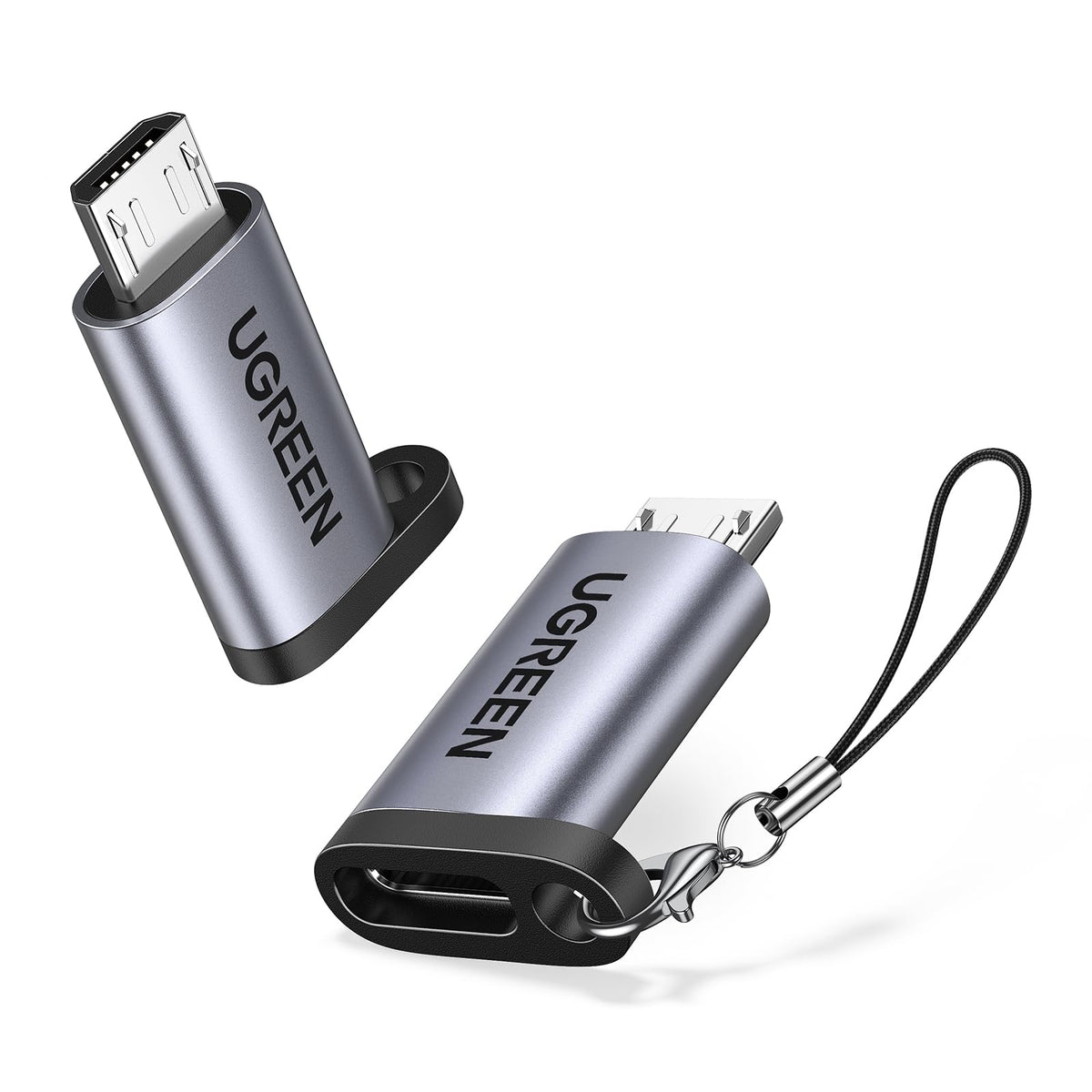 UGREEN Micro USB to USB C Adapter 2 Pack for iPhone, iPad, MacBook, Galaxy