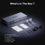 UGREEN 24 Port Gigabit Rack-Mount Network Switch