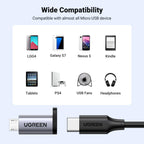 UGREEN Micro USB to USB C Adapter 2 Pack for iPhone, iPad, MacBook, Galaxy