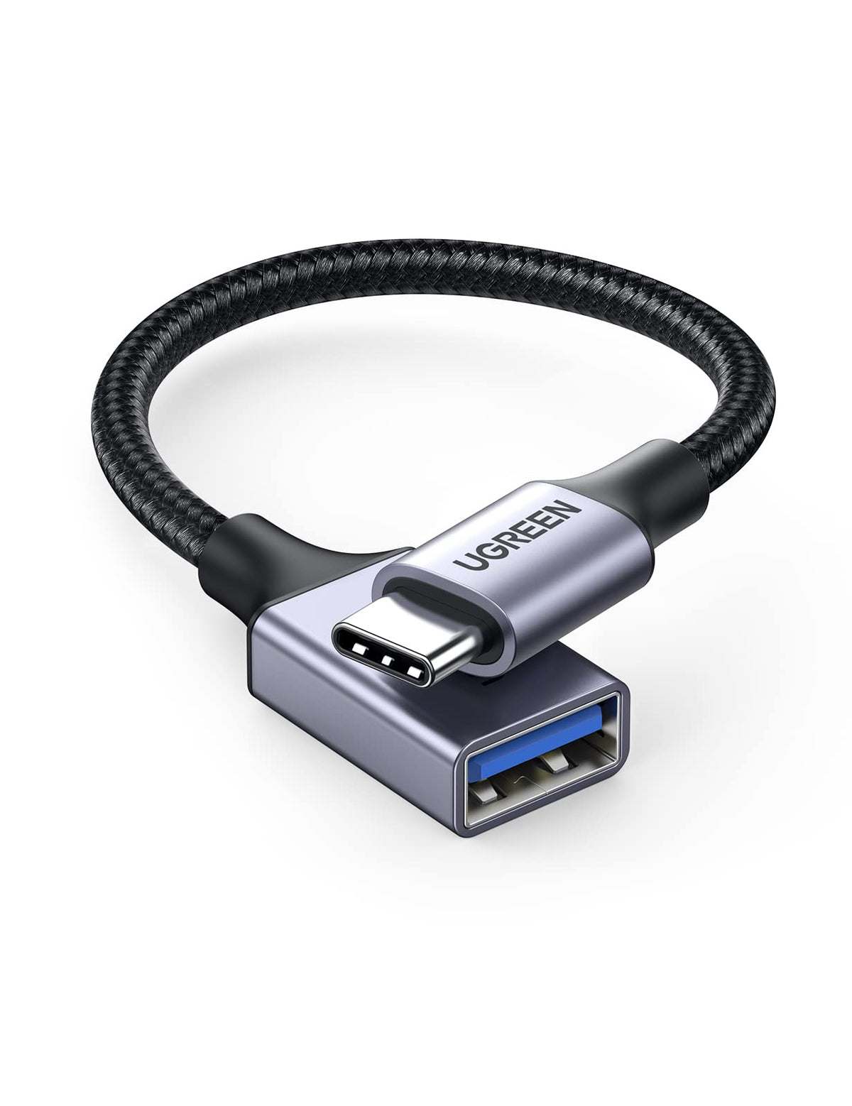 UGREEN 10Gbps USB C to USB Adaptor for iPhone, iPad, MacBook, Galaxy Grey